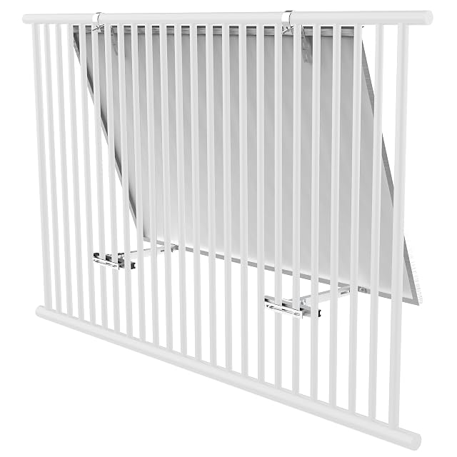 Soporte de barandilla de balcón LEICKE de aluminio para módulos solares