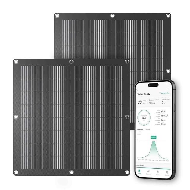 Panel solar de balcón semiflexible CALEX fijado a una barandilla
