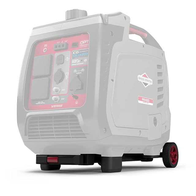 Kit de ruedas Briggs and Stratton con ruedas antipinchazos y asa telescópica