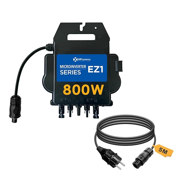Microinversor APsystems EZ1-M de 800 W con WiFi y Bluetooth