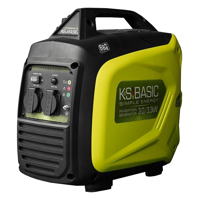 Grupo electrógeno inverter K&S BASIC 33i S en una carcasa insonorizada