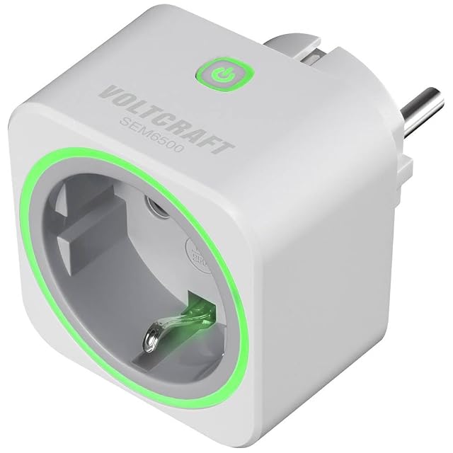 Contador de energía Bluetooth Voltcraft SEM6000 con anillo de led coloreado