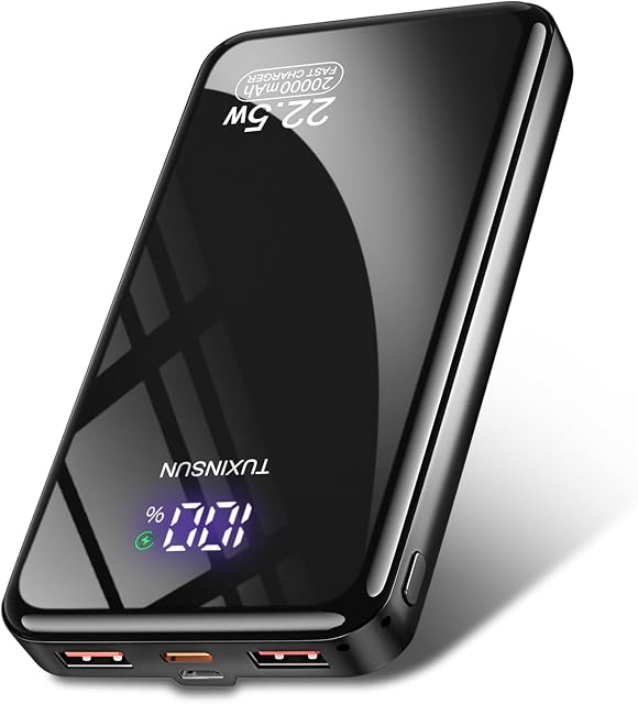 Batería externa zhanyugo de 20 000 mAh con pantalla LCD