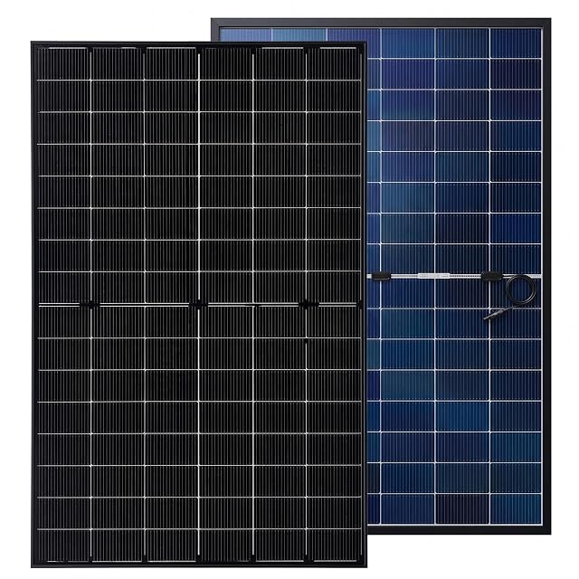 Par de módulos solares bifaciales vidrio-vidrio NAHUI de 450 W