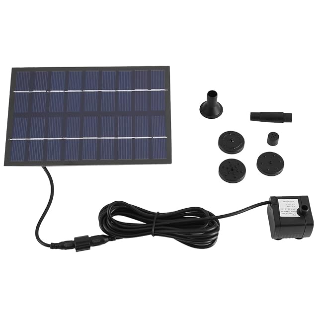 Bomba solar de fuente Marvellous con su panel solar de PET