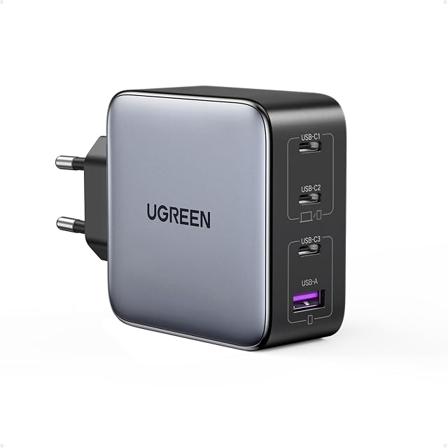 Cargador GaN UGREEN Nexode de 100 W con cuatro puertos